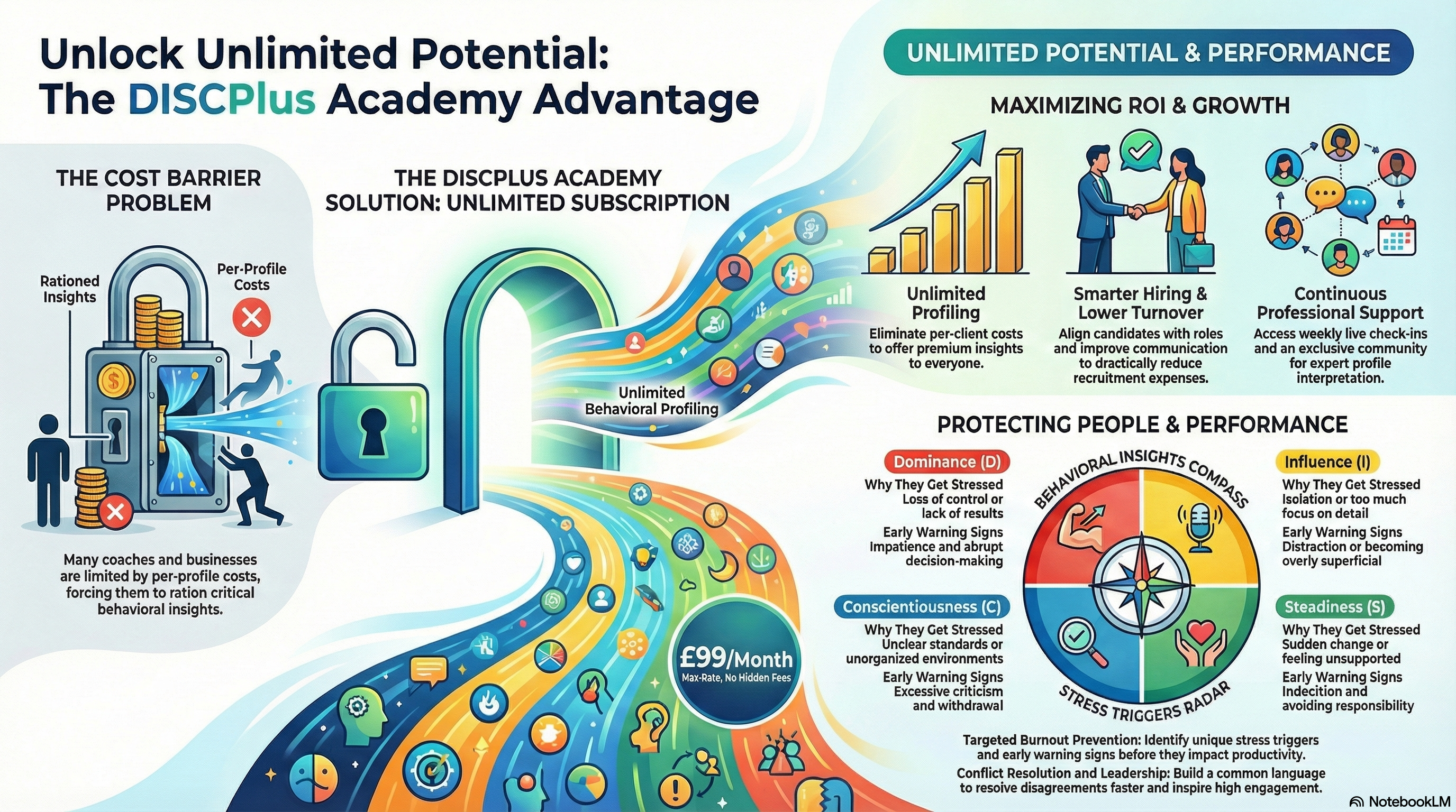 DISCPlus Academy infographic